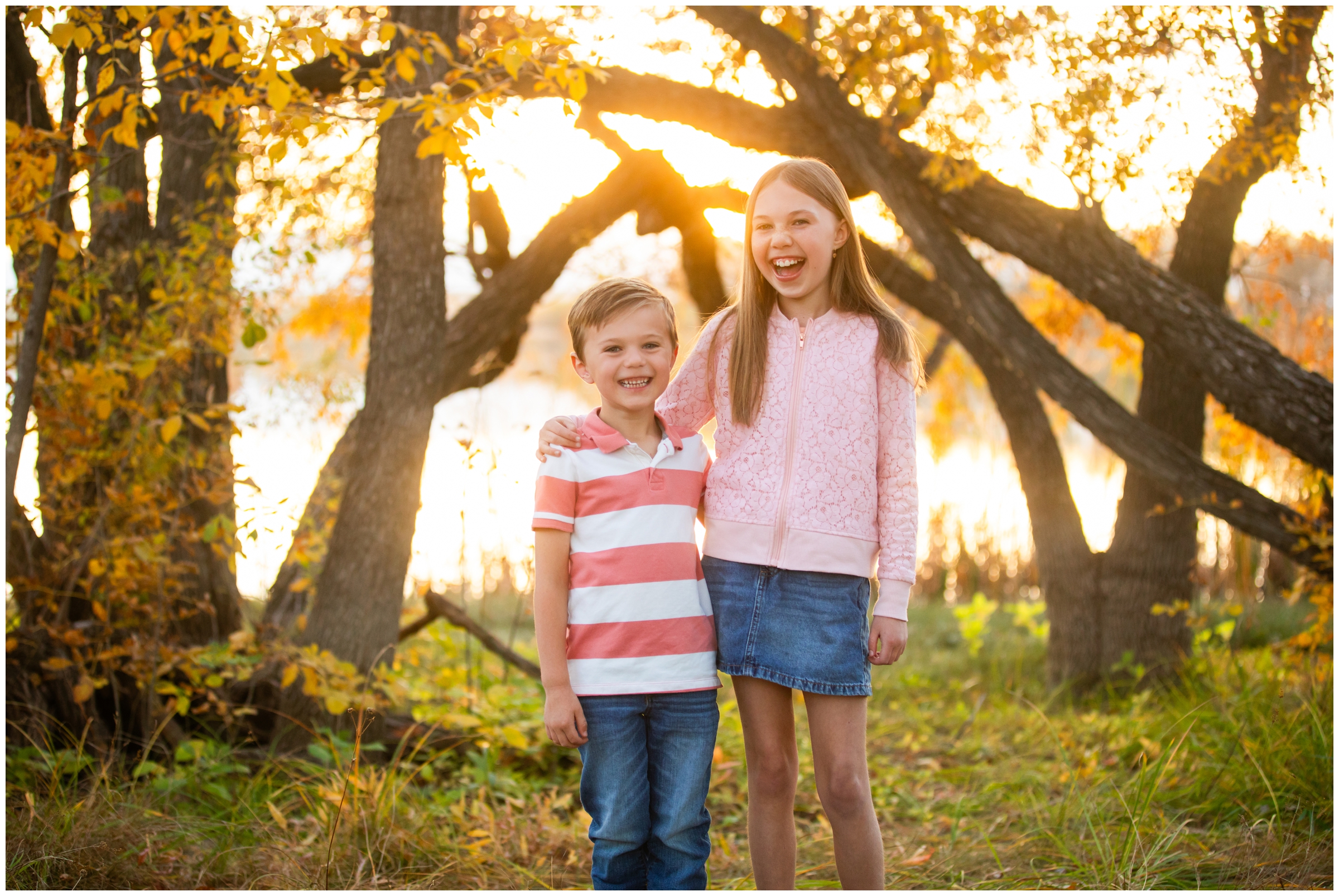 Fall mini sessions at Highland Lake by Mead Colorado family photographer Plum Pretty Photography