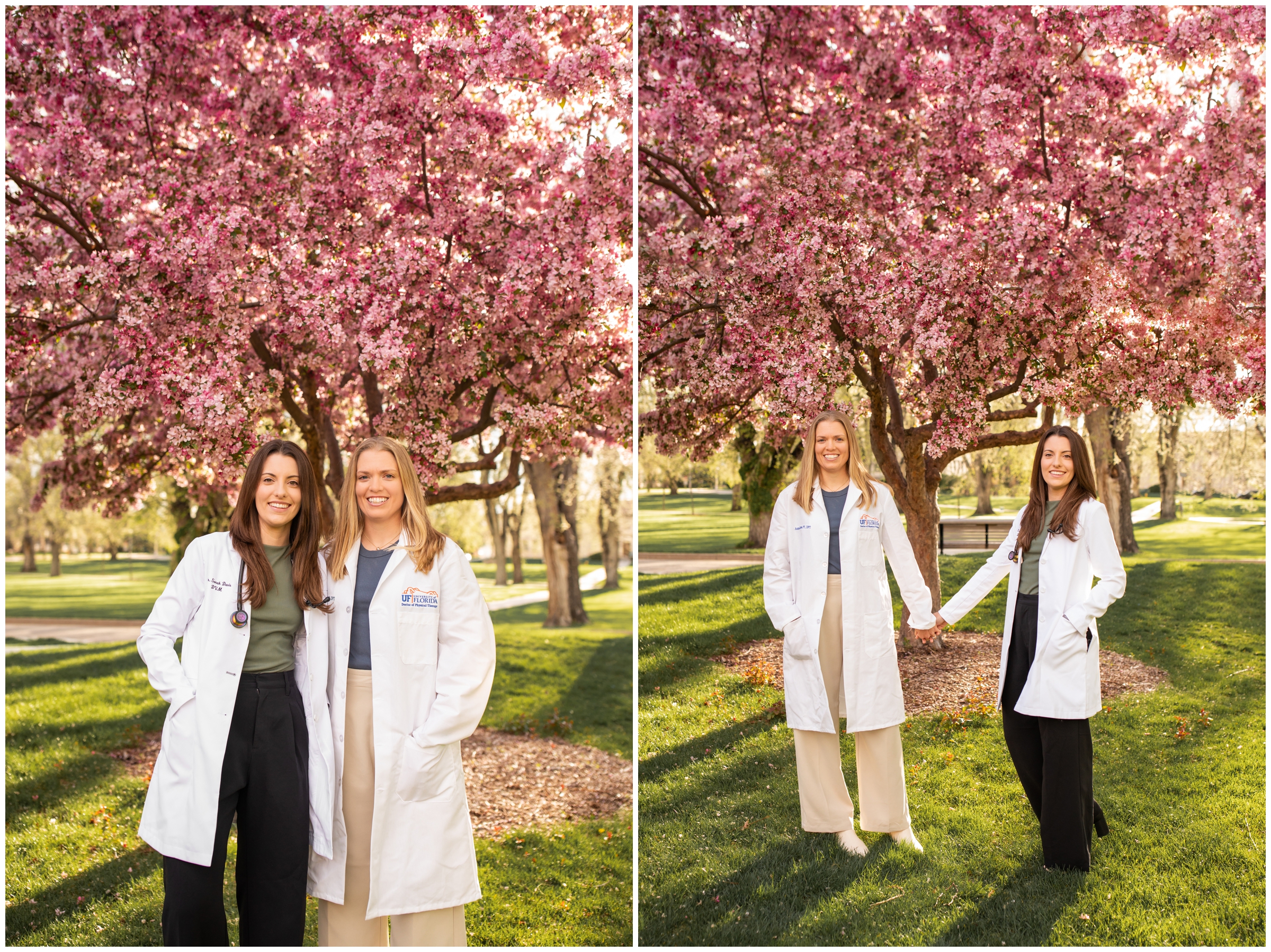 CSU graduation portraits at the oval by Fort Collins senior photographer Plum Pretty Photography