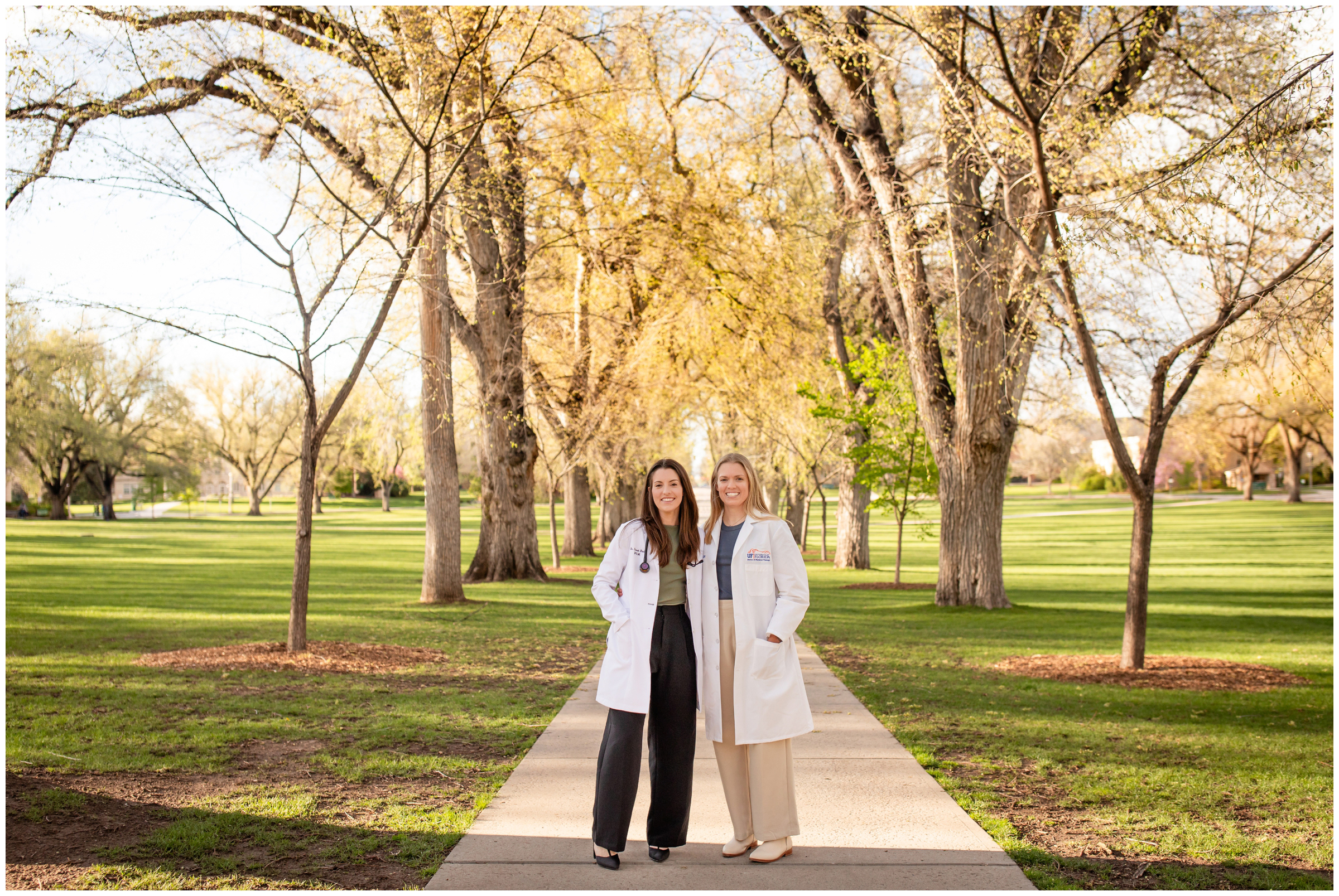 CSU graduation portraits at the oval by Fort Collins senior photographer Plum Pretty Photography